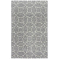 Peace 7'9" X 9'9" Geometric Gray/Gray Hand-Tufted Area Rug