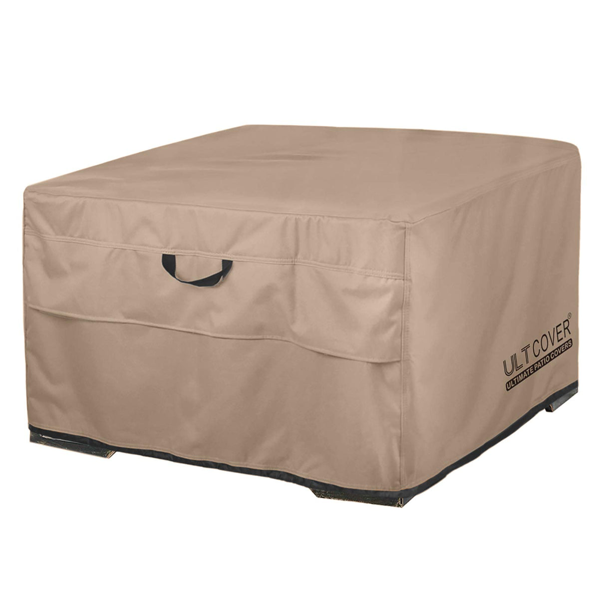 Ultcover Patio Fire Pit Table Cover Square 36 Inch Outdoor Waterproof Fire Bowl Cover