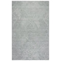 Rizzy Home Alora Decor Emerson 5' X 8' Damask Grey/Gray/Rust/Blue Hand-Tufted Area Rug