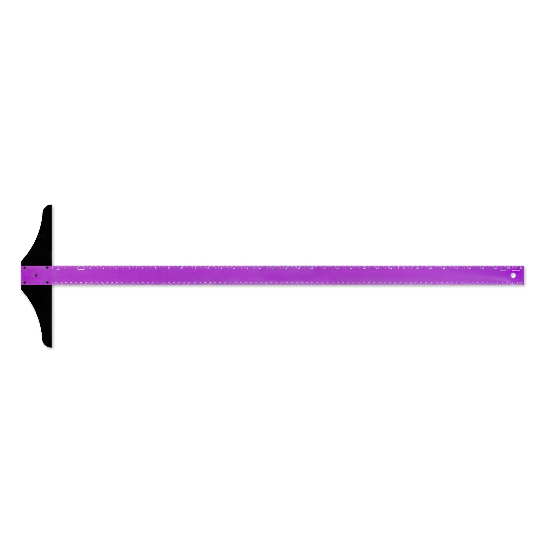 Alumicolor 36-Inch Standard Aluminum T-Square For Art Framing & Drafting, Purple