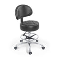 Grace&Grace Height Adjustable Swivel Stool with Extra Large Extra Thick Seat for Ultimate Comfort for Salon, Studio, Shop, Kitch