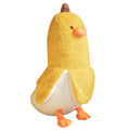 PEACH CAT Banana Duck Plush Toy Cute Plushie Hugging Plush Pillow Duck Stuffed Animal for Girls and Boys Yellow 27.5'
