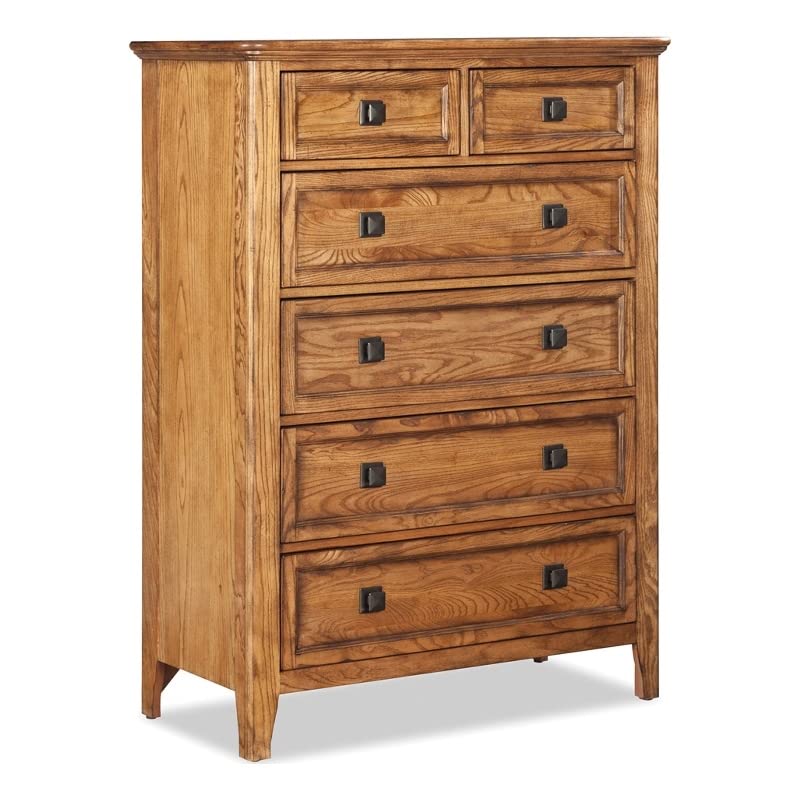 Intercon Furniture Alta Bedroom 6-Drawer Transitional Wood Chest in Ash