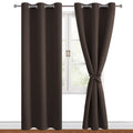 Hiasan Blackout Curtains for Bedroom, 42 x 84 Inches Long - Thermal Insulated & Light Blocking Window Curtains for Living Room, 