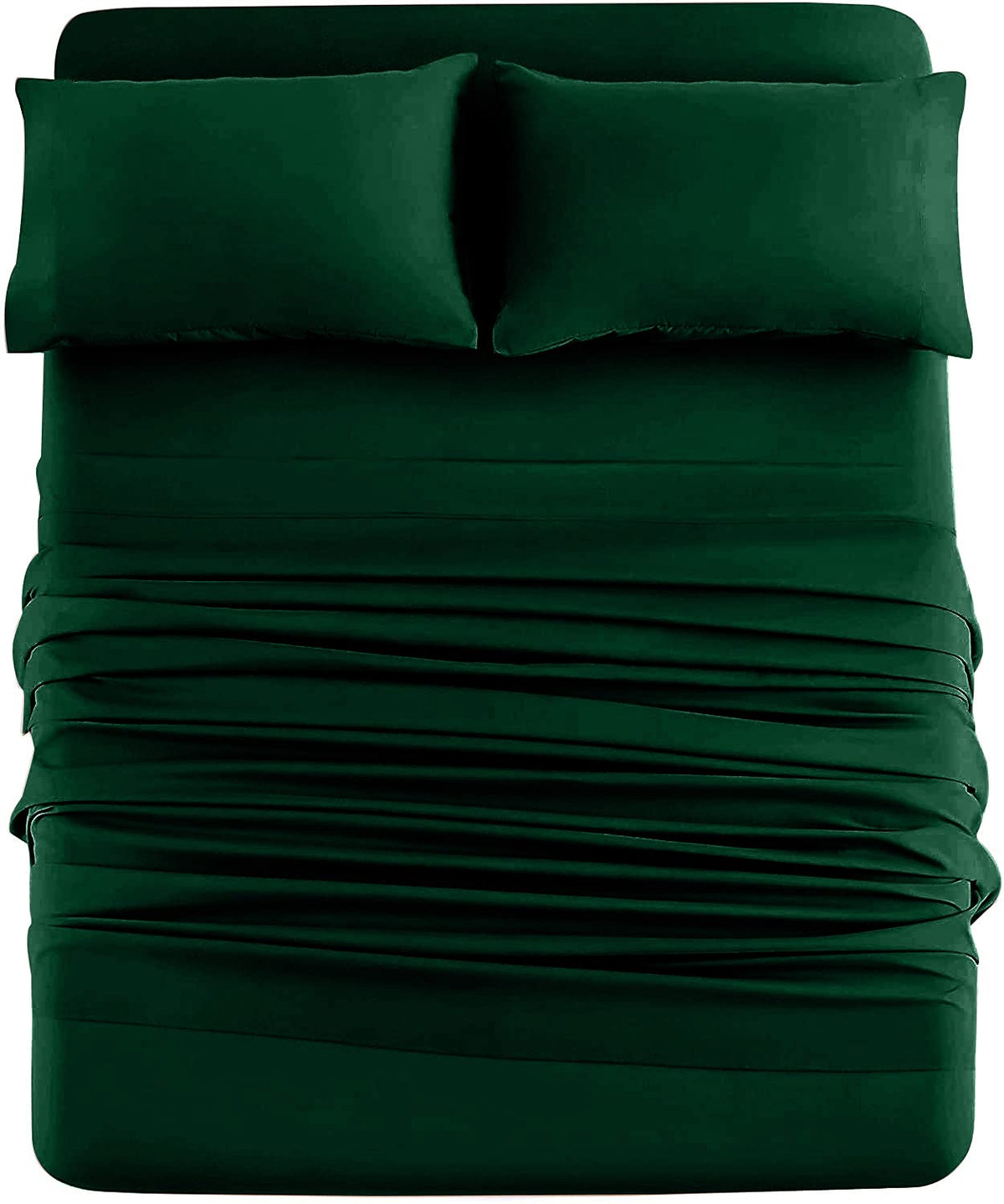 Dan River California King Jersey Sheet Set|Luxury Heather 100% Cotton Bed Sheets|T-Shirt Sheets|All Season Bedding|Soft Comforta