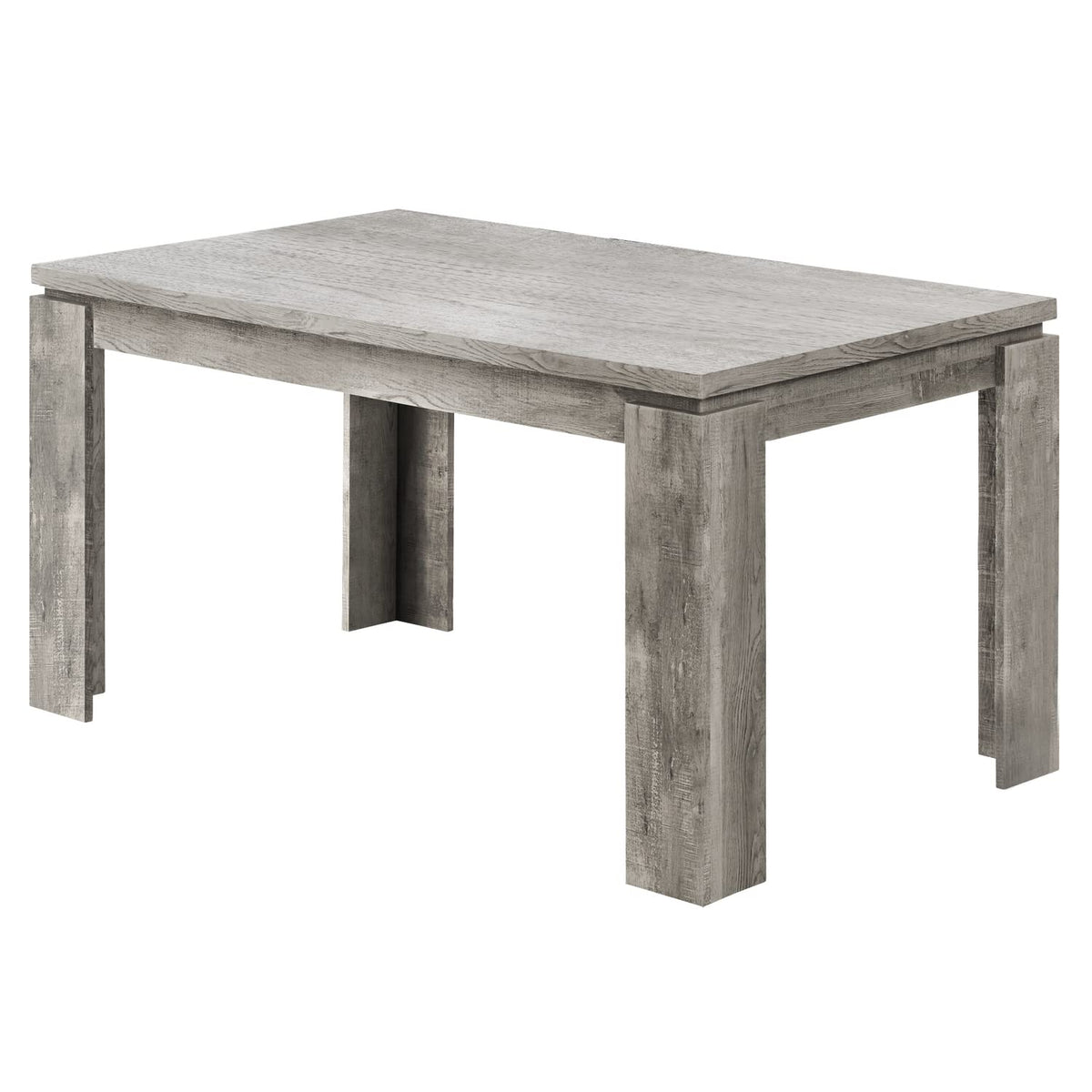 Monarch Specialties 36'X 60' / GREY RECLAIMED WOOD-LOOK Dining Table