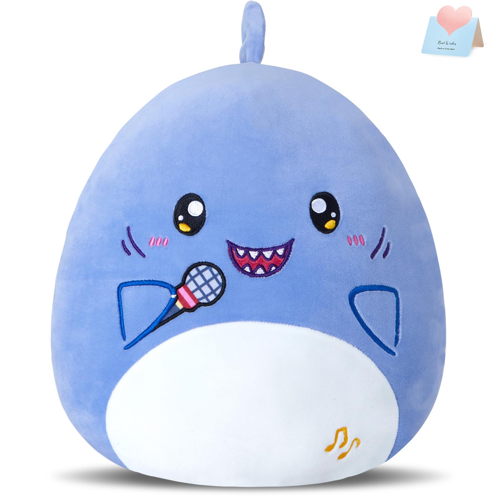 Glow Guards 12 ' ' Shark Plush Pillow Cute Shark Stuffed Animal Soft Shark Plush Toy Stuffed Animals Shark Birthday Gift For Boy