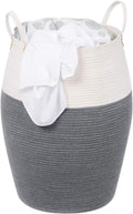 Jukkre Laundry Basket Hamper Foldable Woven Basket With Handle, Used for Toys and Fabric Storage Basket Storing Storage box, Dec