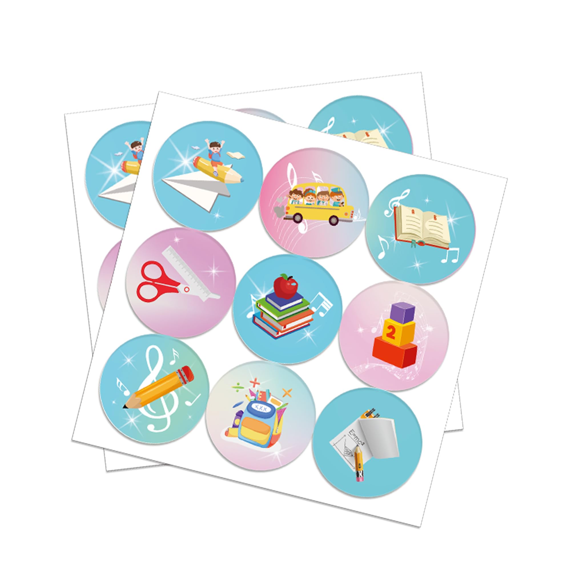 Swyoun 180Pcs Back To School Party Stickers Supplies First Day Of School Party Labels Decoration