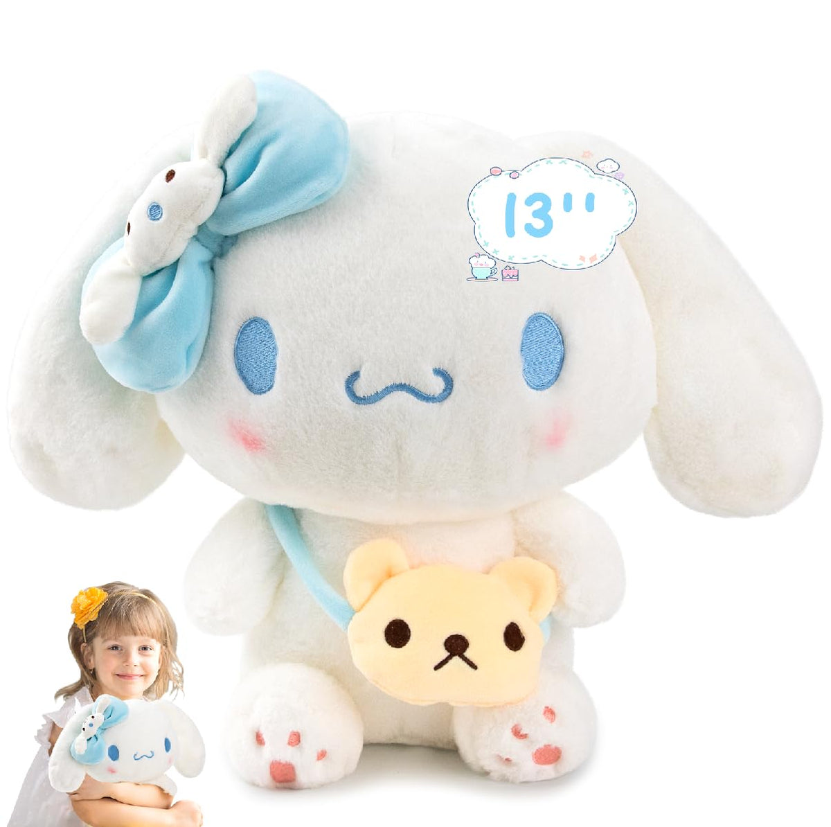 Kieal 13 In Plush Toys, Anime Plush Kawaii Stuffed Animals Doll, Soft And Adorable Cartoon Pillow For Girls Kids Fans Birthday P