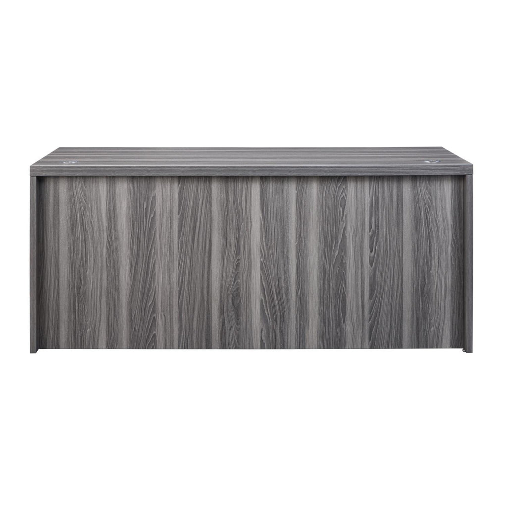 Mayline ARD7236LGS Aberdeen 72"W x 36"D Straight Front Rectangle Desk, Gray Steel Tf