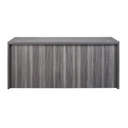Mayline ARD7236LGS Aberdeen 72"W x 36"D Straight Front Rectangle Desk, Gray Steel Tf