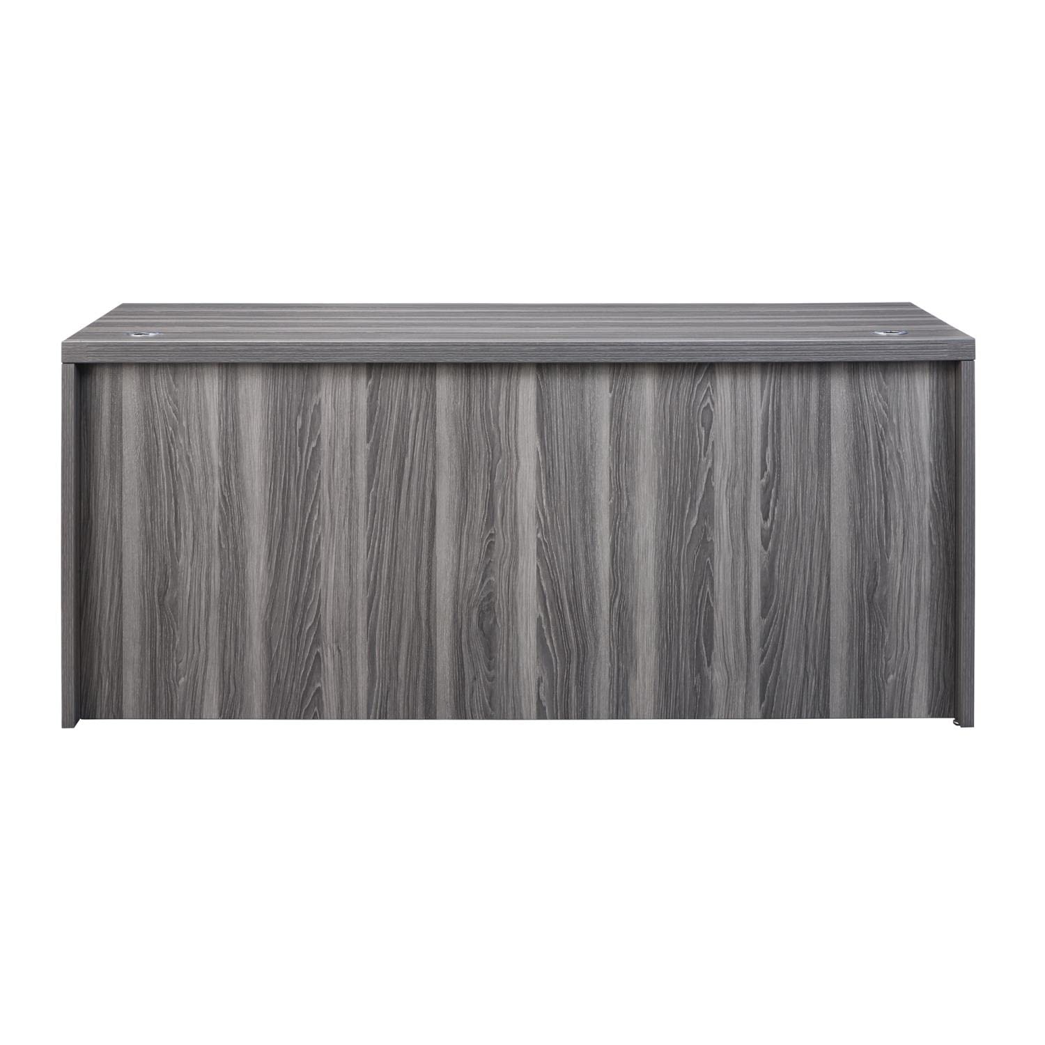 Mayline ARD7236LGS Aberdeen 72"W x 36"D Straight Front Rectangle Desk, Gray Steel Tf