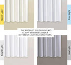 H.Versailtex Total Blackout Curtains For Bedroom 63 Inches Long Rod Pocket Thermal Insulated Living Room Window Curtain Panels W