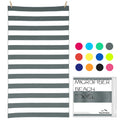Your Choice Microfiber Beach Towels, Beach Towels for Adults, Sand Free Beach Towel Quick Dry Travel Towel Camping Towel - Gray 