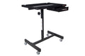 K Tool International 75107 Adjustable Tear Down Work Table with Drawer for Garages, Repair Shops, and DIY, Portable, (4) 2 Swive