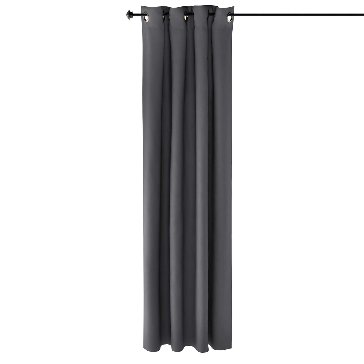 Furinno Collins Curtain 52X84 Inches Dark Grey