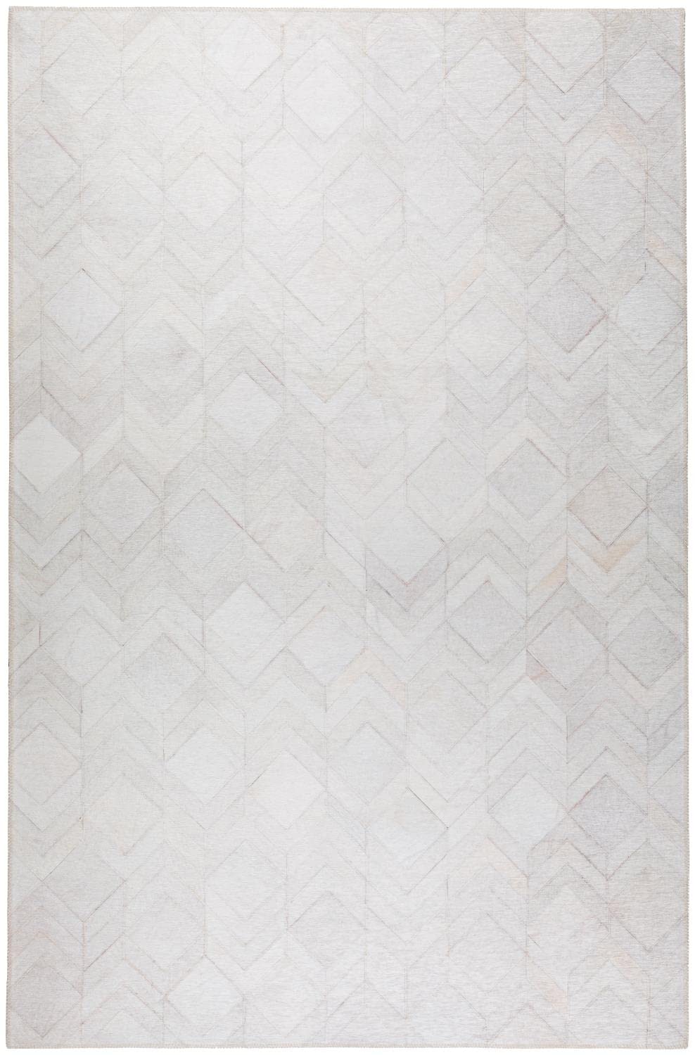 Dalyn Rugs Stetson Patchwork Faux Cowhide Ss5 Linen 5' X 7'6&quot;