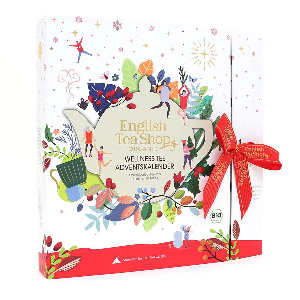 English Tea Shop Organic White Book Advent Calendar