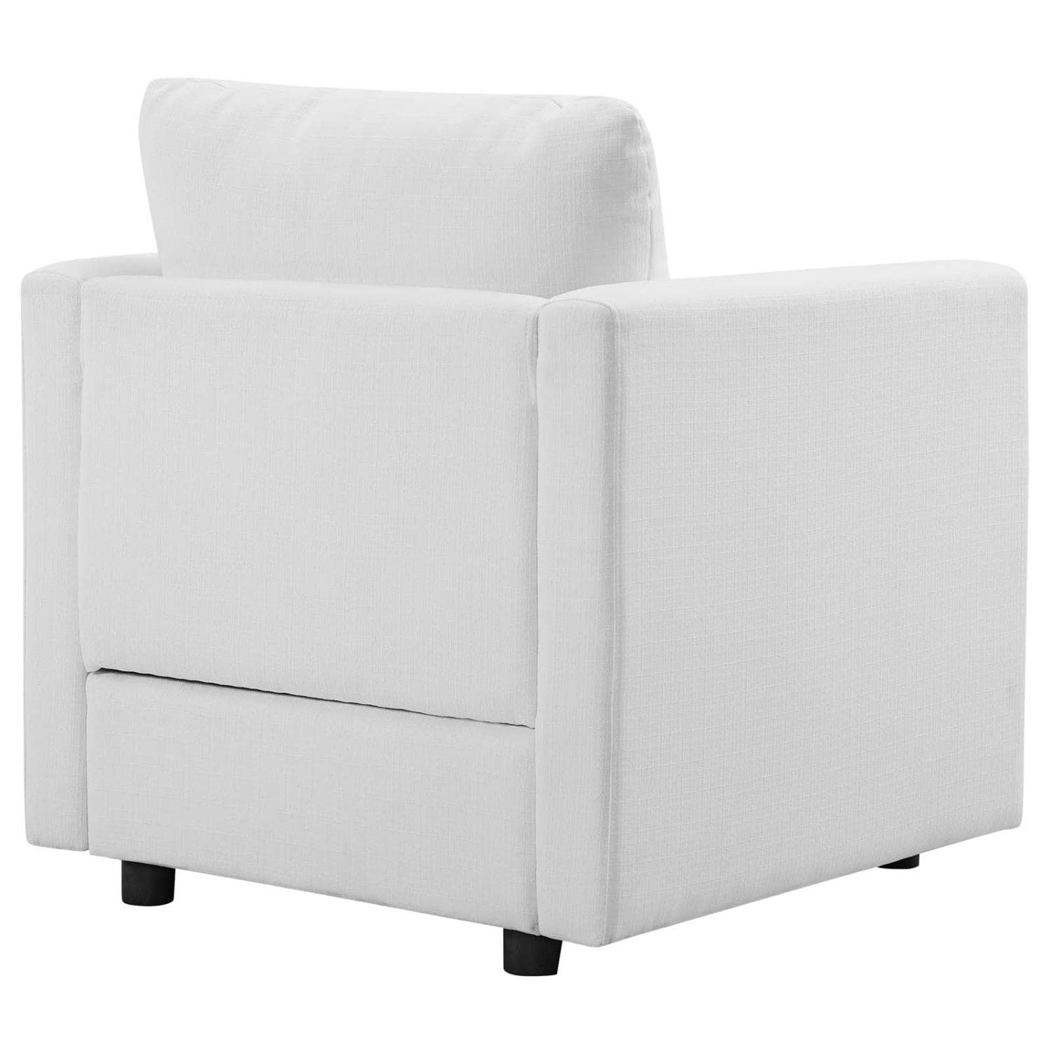 Modway Activate Upholstered Fabric Armchair Set Of 2, White