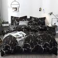 karever Black Marble Comforter Set King Black Bedding Set Women Black Marble Comforter Set Lightweight Soft Black Marble Bedding