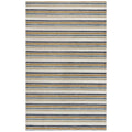 Alora Decor Rivera 8'9" X 11'9" Stripe Ivory/Beige/Charcoal Hand-Tufted Area Rug