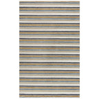 Alora Decor Rivera 8'9" X 11'9" Stripe Ivory/Beige/Charcoal Hand-Tufted Area Rug