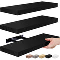 Sorbus Floating Shelves for Wall, Bathroom Shelves Wall Mounted for Kitchen, Bedroom, Bathroom Storage Over Toilet, Hanging Book