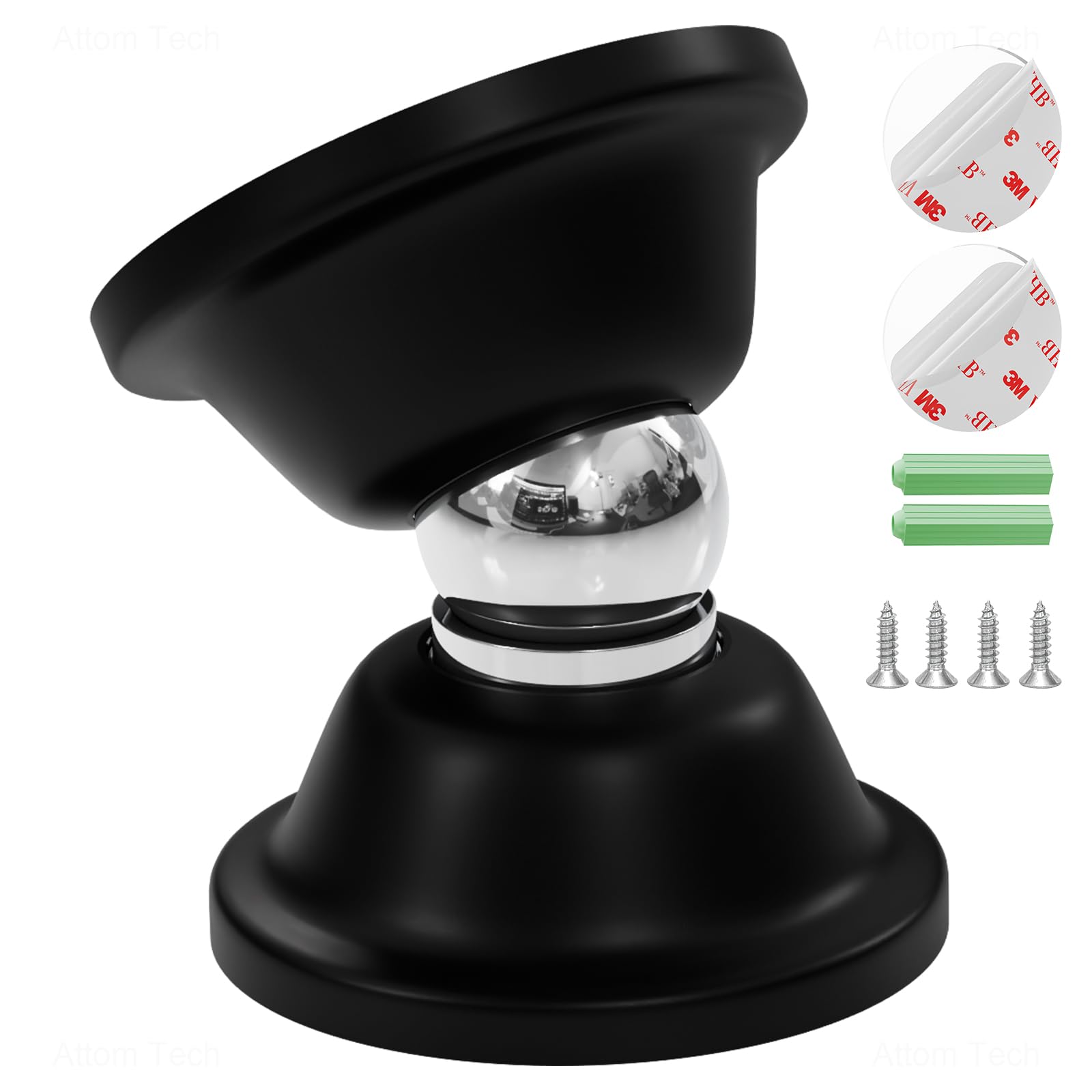 Nihome Rv Magnetic Door Stop For Door Holding & Stopping, Easy Install Non-Obtrusive Design, Flexible Mounting Options For Older