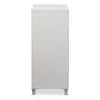 Baxton Studio Marcy Modern & Contemporary Wood Entryway Handbags or School Bags Storage Sideboard Cabinet, White