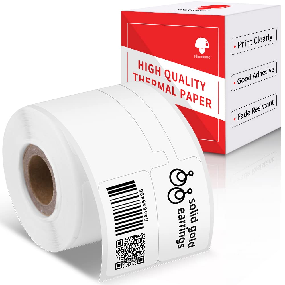 Self-Adhesive Jewelry Price Label Paper Compatible With Phomemo M110 Label Maker, Self-Adhesive Thermal Paper Use With Phomemo M
