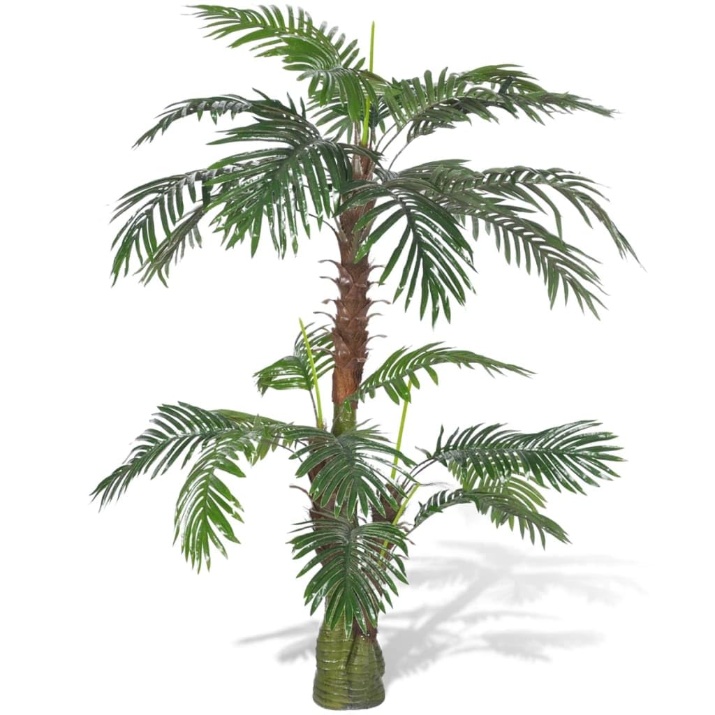 vidaXL 59&quot; Cycas Palm Artificial Plant Fake Tree Not Potted Home Patio Arrangerment