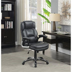 Coaster Furniture Adjustable Height Padded Arm Grey Office Chair 27" W x 28.5" D x 44-48" H 881183