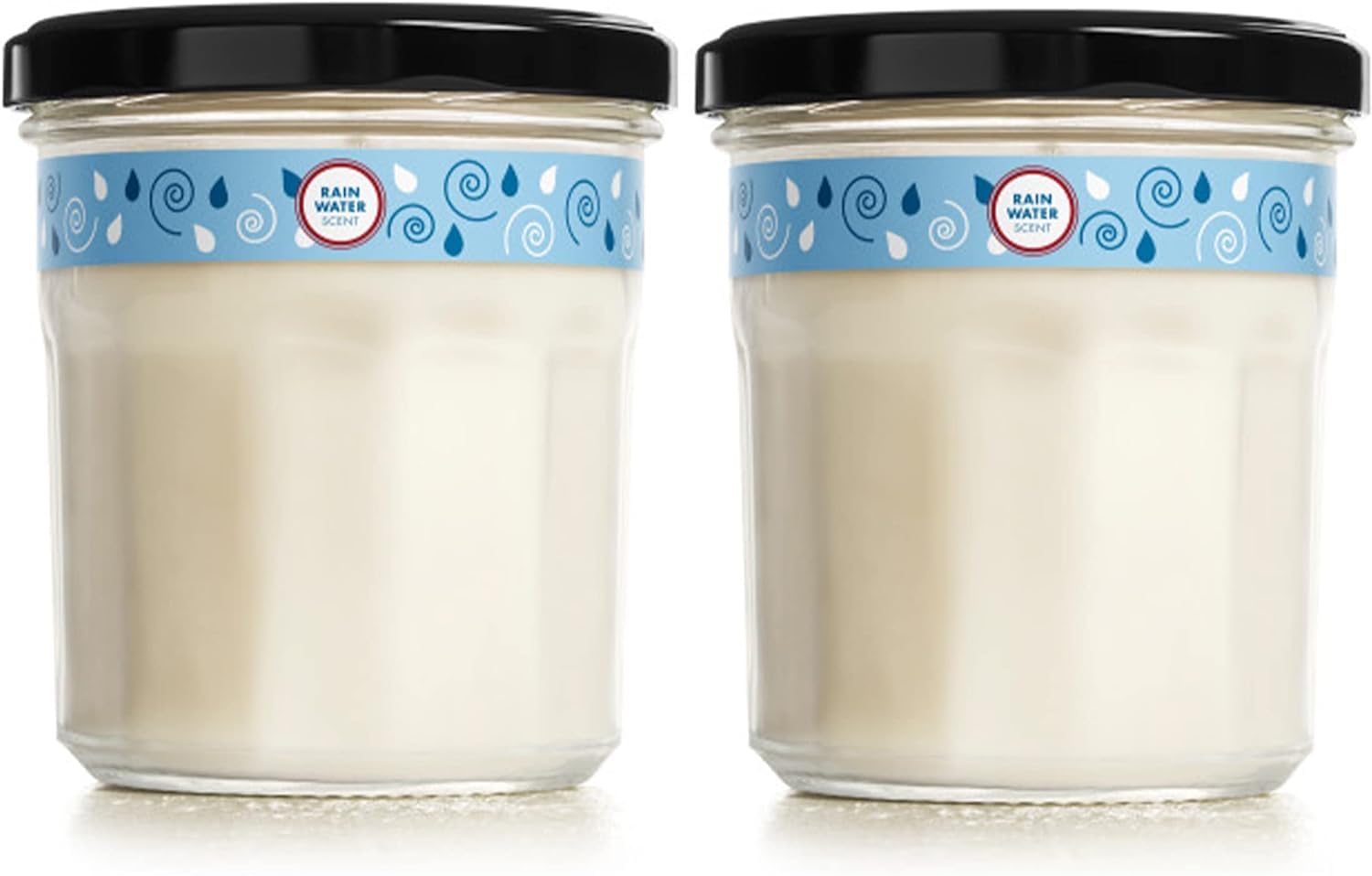 MRS. MEYERS CLEAN DAY Soy Aromatherapy Candle, 35 Hour Burn Time, Made with Soy Wax and Essential Oils, Rain Water, 7.2 oz - Pa