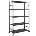 Sakugi 5Tier Garage Shelving Unit  HeavyDuty Metal Storage Shelves, AntiTip with Leveling Feet, Stable Storage for Kitchen, 