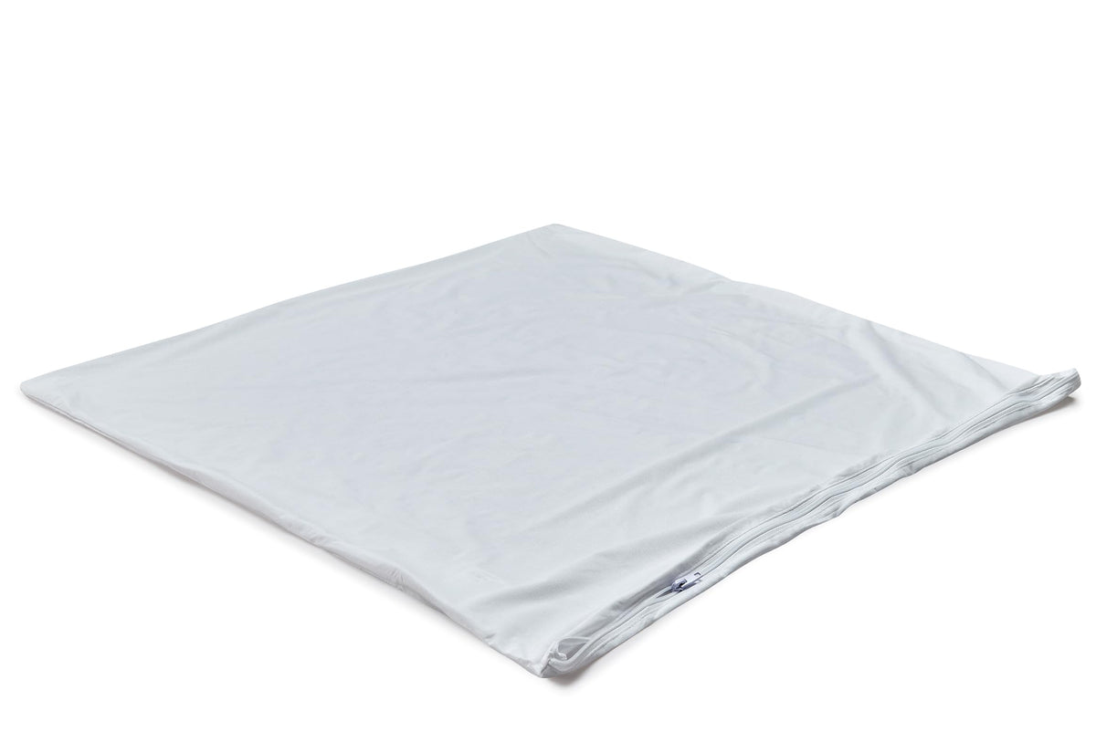 Kingnex Waterproof Down Feather Proof Body Pillow Protectors For 20X54 Pillow Zippered Plain Pillow Cover White 1 Pack Only 21X5