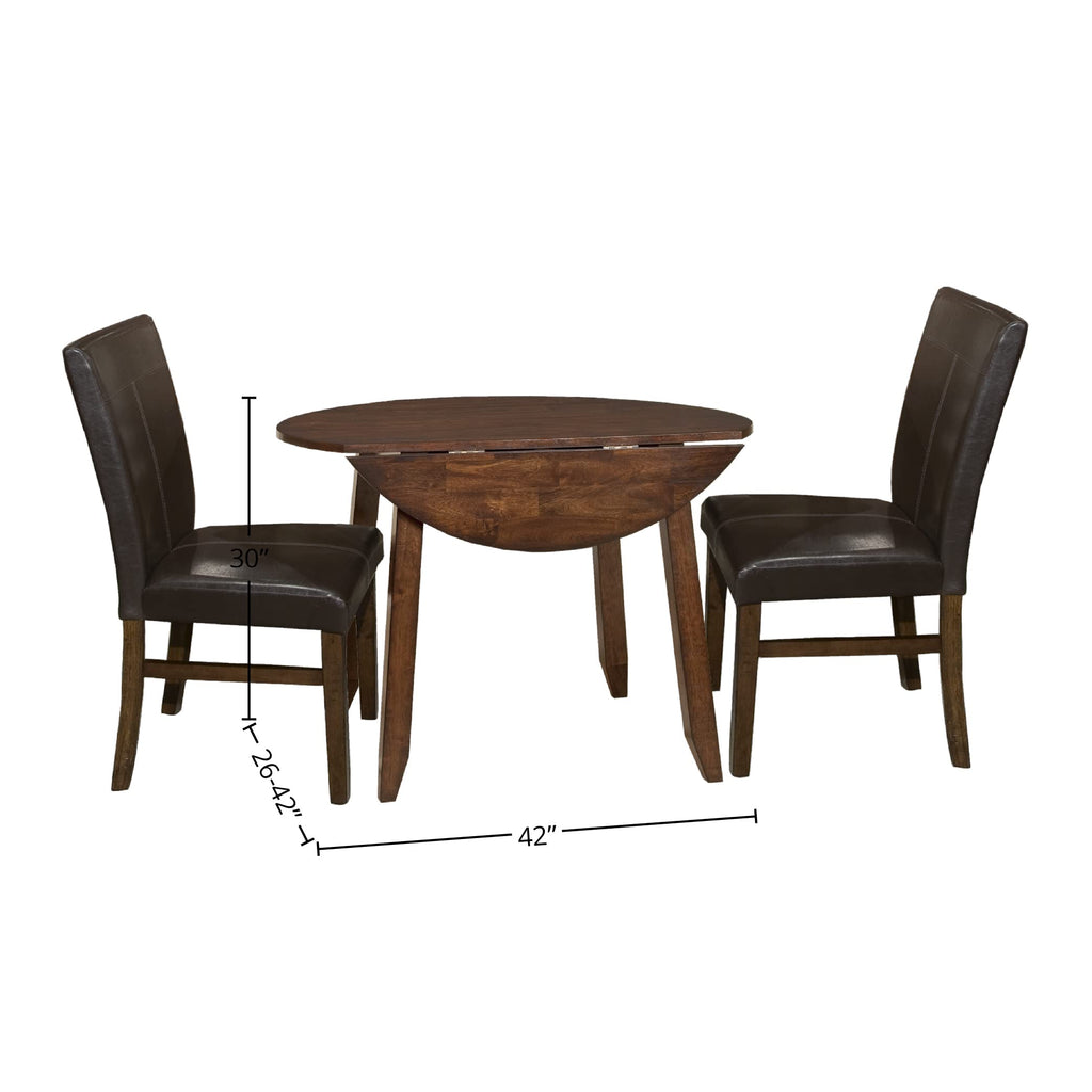 Intercon 42" Kona Dining Table with Two 8.5" Drop Leaves