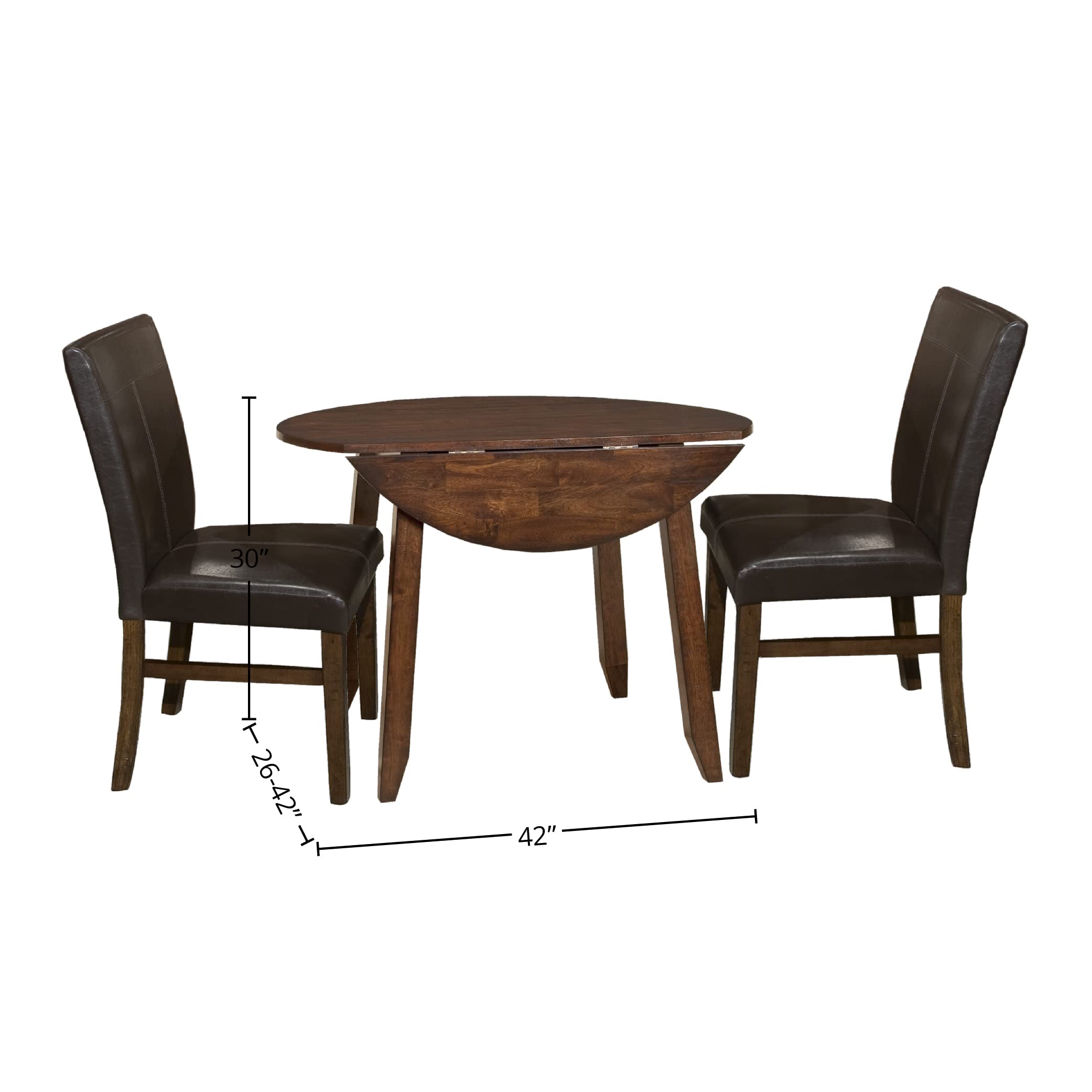 Intercon 42" Kona Dining Table with Two 8.5" Drop Leaves