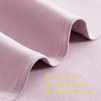 Nicetown Room Darkening Curtains For Girls Room, Nursery Essential Thermal Insulated Blackout Draperies/Drapes (Baby Pink=Lavend