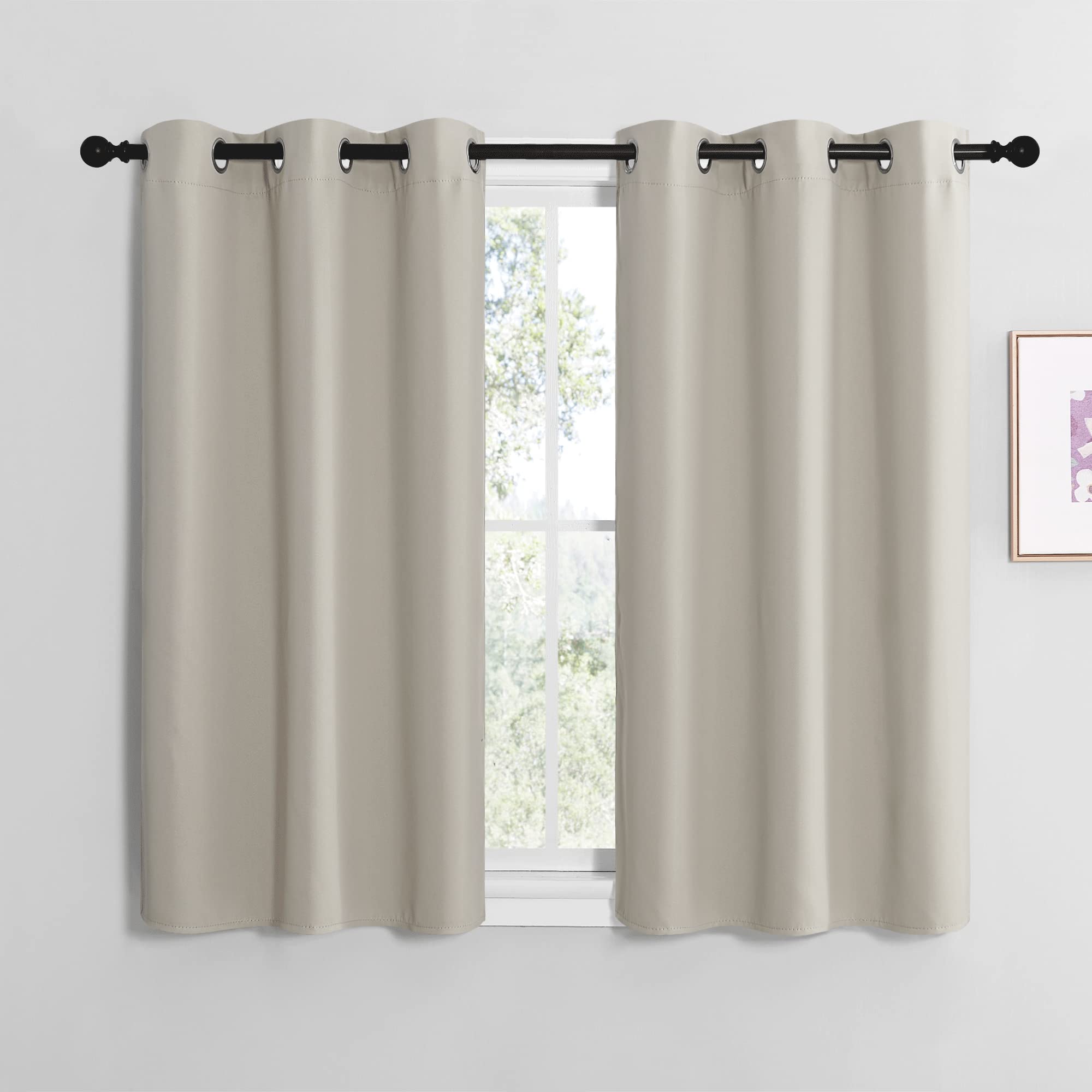 Nicetown Modern Blackout Curtains Noise Reducing, Thermal Insulated And Privacy Room Darkening Drape Panels For Boy'S Guest Room