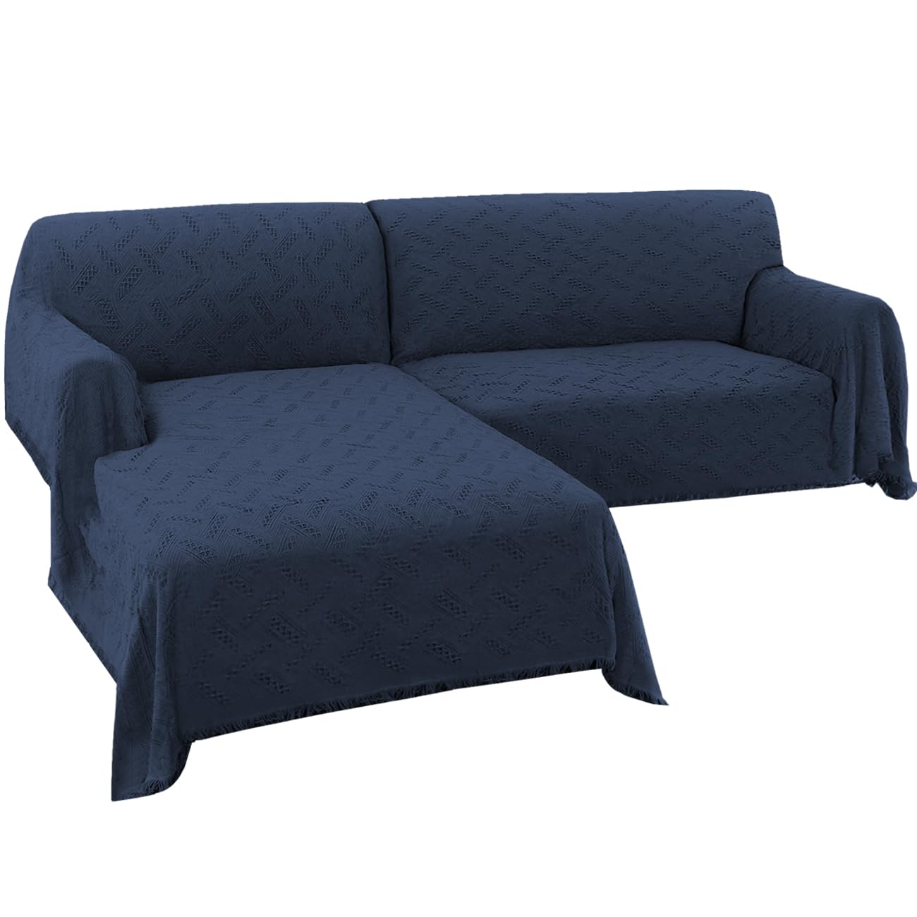 Turquoize Sectional Couch Covers L Shape Couch Cover Sectional Sofa Cover Washable 2 Pieces Couch Covers for Sectional Sofa Feat