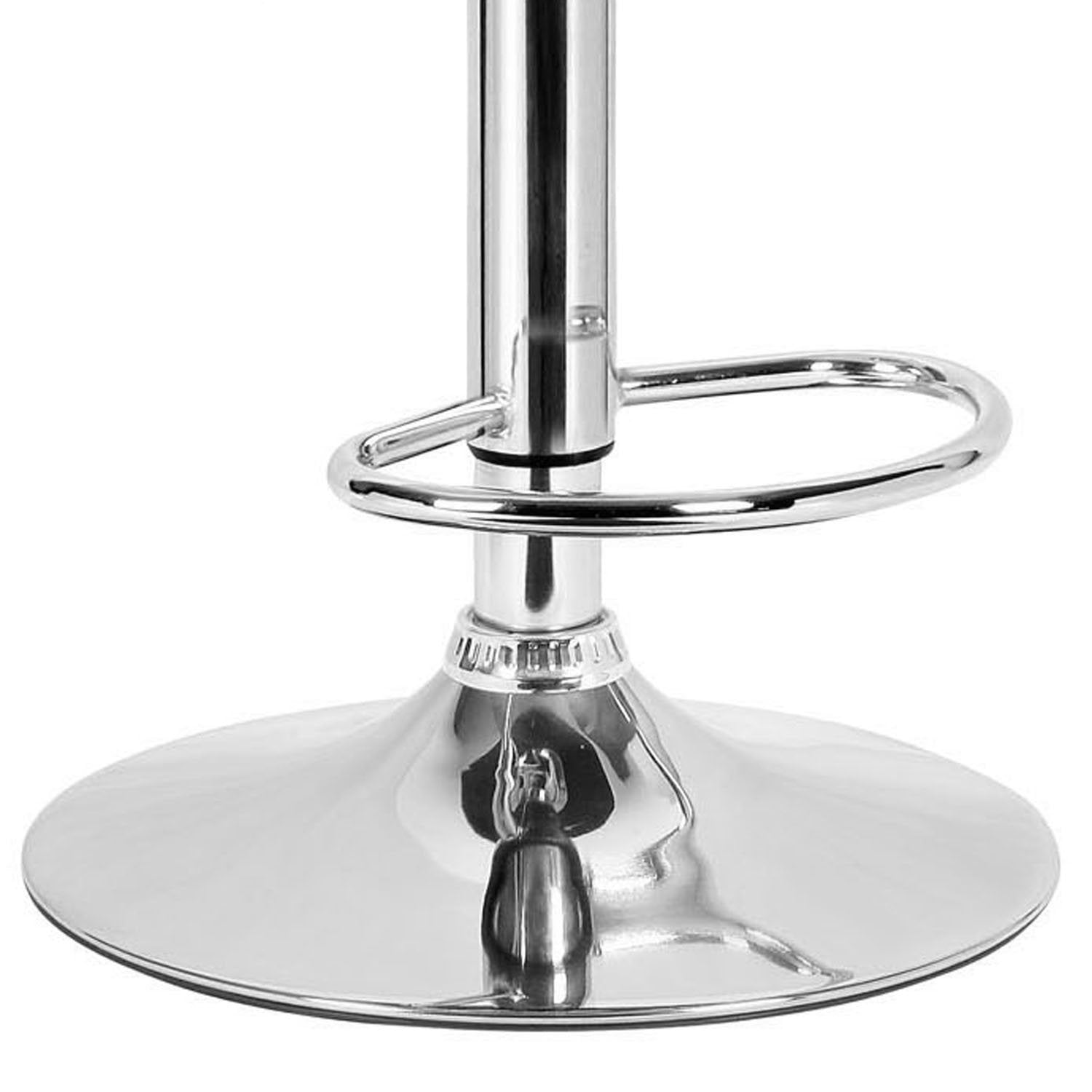 Baxton Studio Crocus Walnut and Black Modern Bar Stool