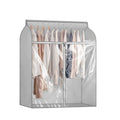 TEMUORG Garment Bags for Hanging Clothes Storage Closet Garment Rack Cover Dust Proof Coat Protector for Suits Jackets with Larg