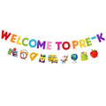 Welcome To Pre-K Banner, Pre K Back To School Decorations Supplies, Preschool Back To School Decorations Bulletin Boards,Prescho