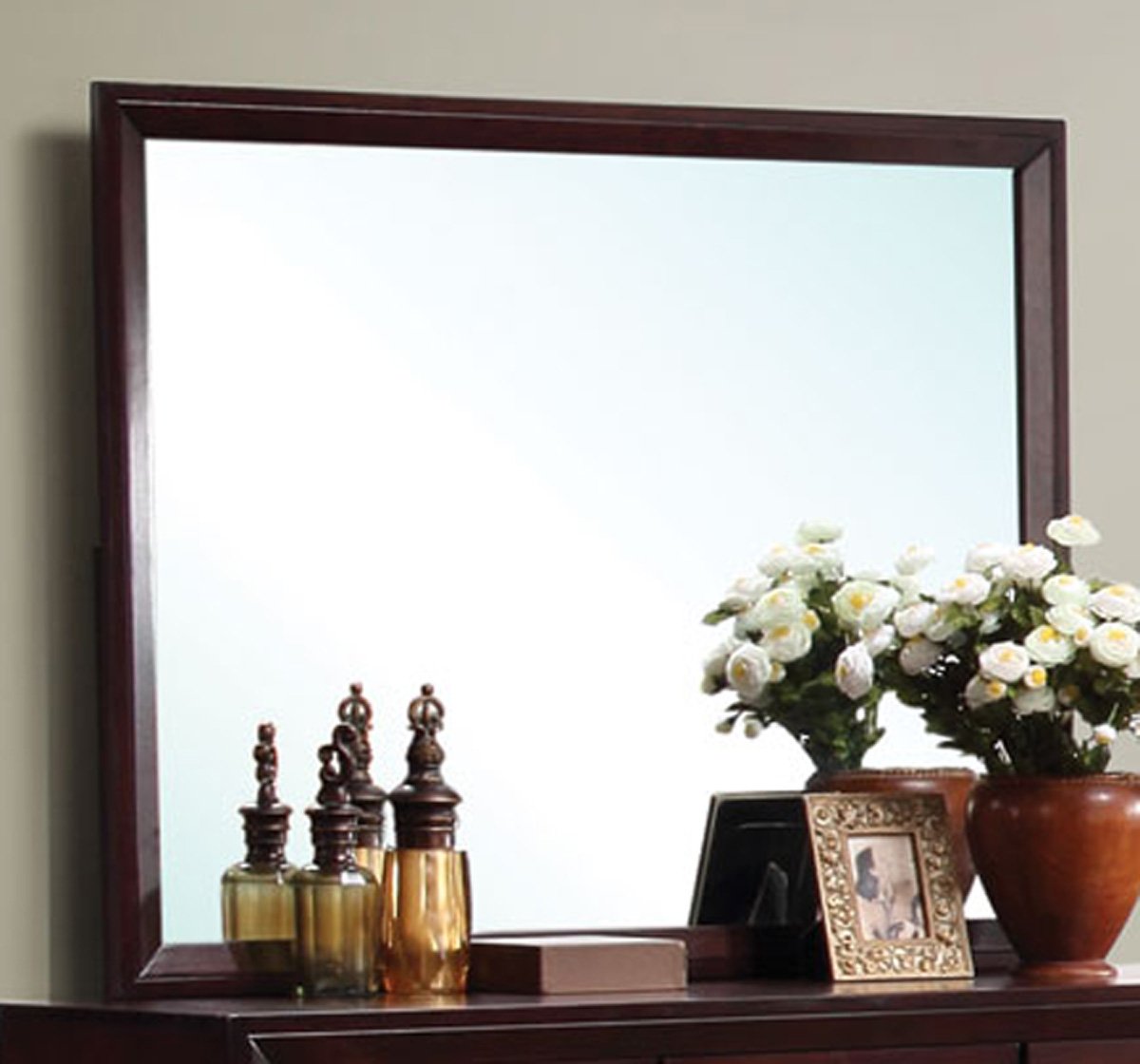 The Simple Stores Rich Merlot Mirror