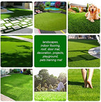Sunvilla 4'X13' Realistic Indoor/Outdoor Artificial Grass/Turf, 4 Ft X 13 Ft =52 Square Feet, Green/Olive Green/Yellow