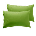 Nestl Garden Green King Pillow Cases 2 - Soft King Size Pillow Case, 1800 Brushed Microfiber Pillowcases, Envelope Closure Pillo