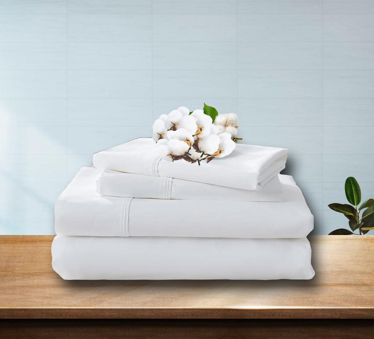 Sleep-Nest Luxury California King Sheet Sets 4 Piece Comfy Breathable 600 Tc 100% Egyptian Long Staple Cotton Sheets 72' X 84'