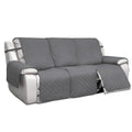 PureFit Water Resistant Reversible Sofa Covers for Reclining Sofa - Non Slip Split Recliner Couch Cover for 3 Cushion Couch, Was