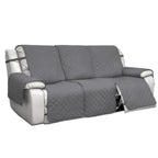 PureFit Water Resistant Reversible Sofa Covers for Reclining Sofa - Non Slip Split Recliner Couch Cover for 3 Cushion Couch, Was
